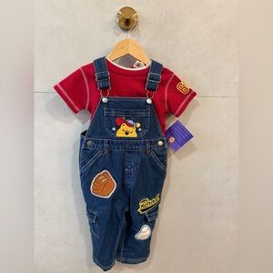 Vintage Winnie the Pooh overalls